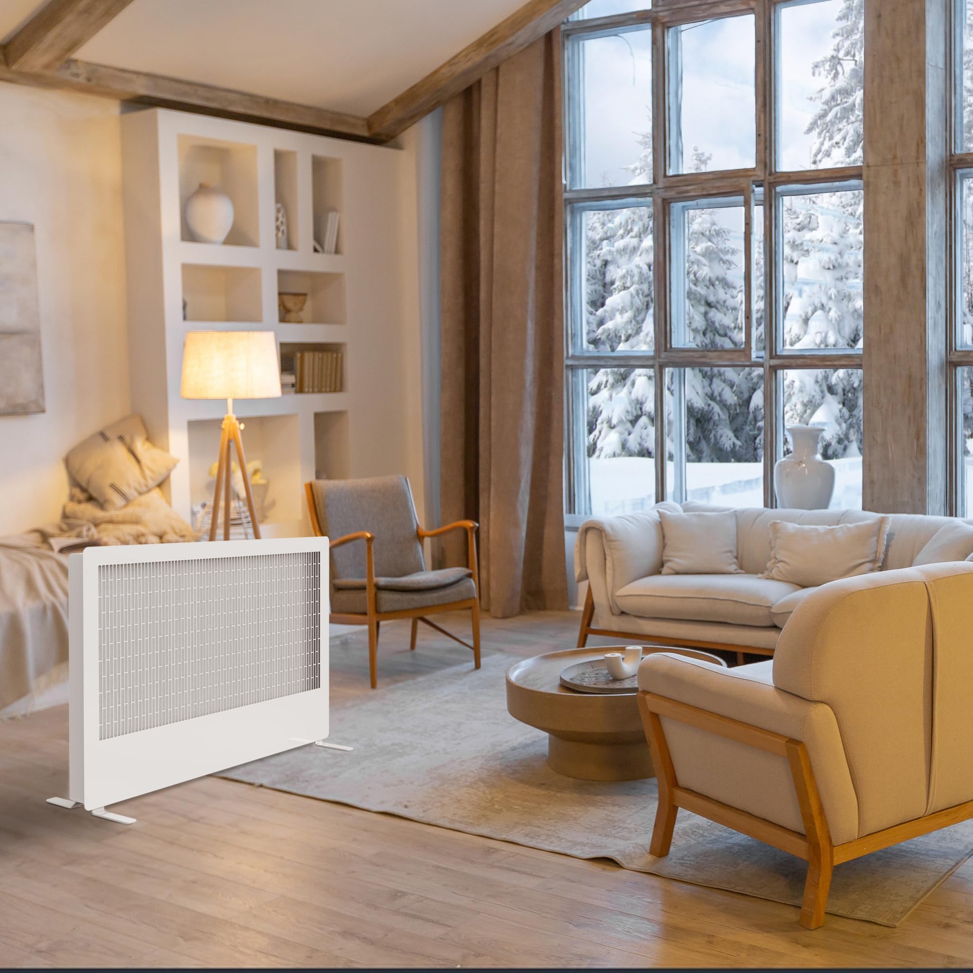 1700W Infrarotheizung Standgerät mit Schutzgitter