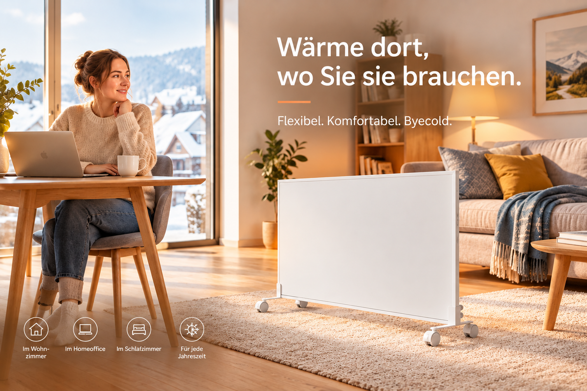 Infrarotheizung als Standgerät oder Rollgerät: Welche Lösung passt zu Ihrem Zuhause?