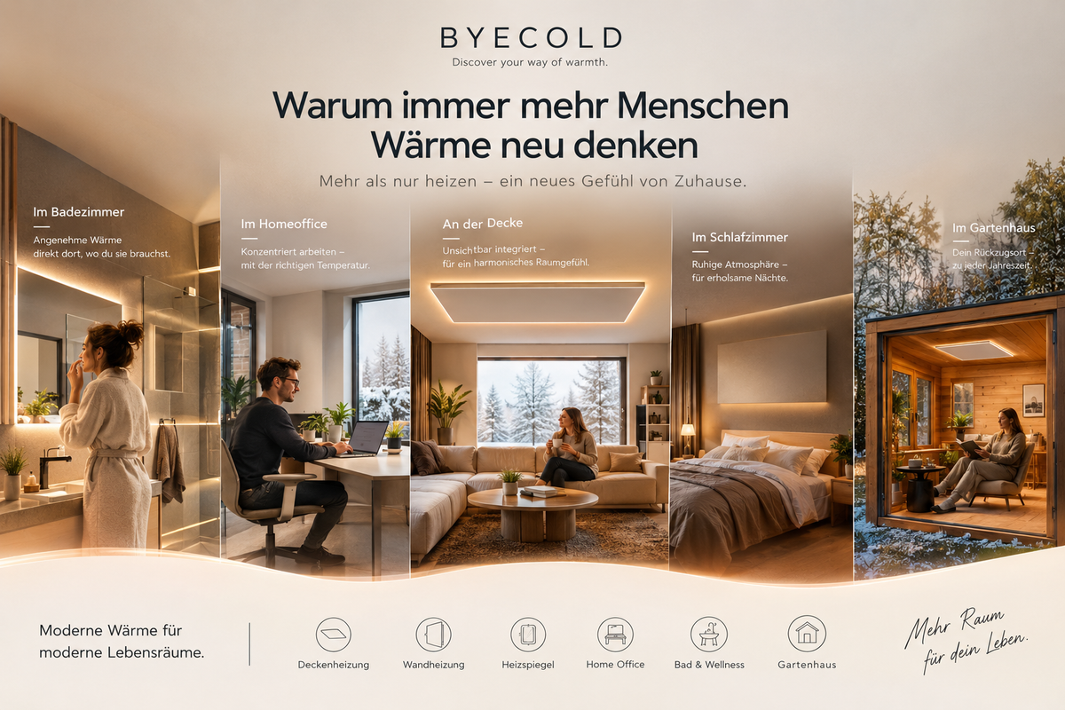 Warum immer mehr Menschen Wärme neu denken