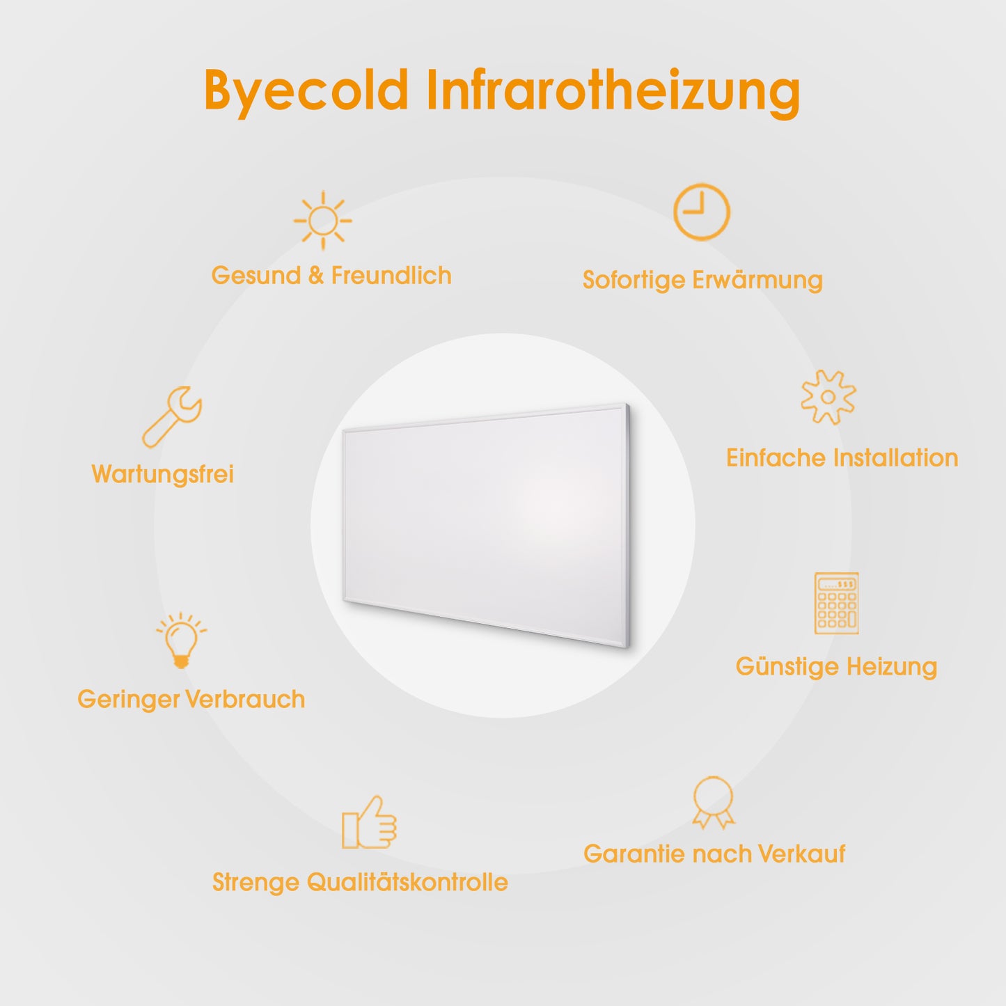 Infrarotheizung Deckenmontage mit Thermostat Fernbedienung Deckenheizung