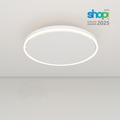 Runde Infrarotheizung mit Thermostat Deckenheizung LED Beleuchtung Licht