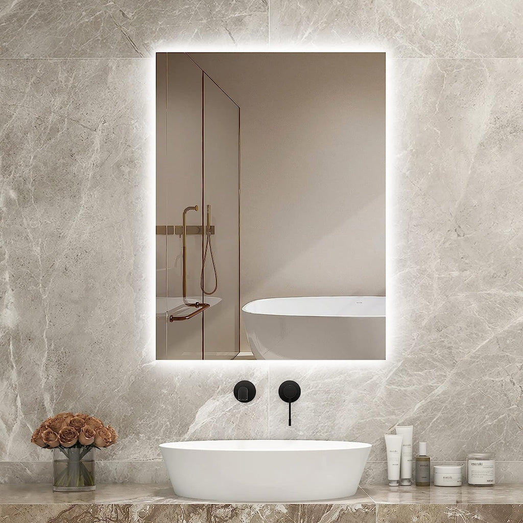 infrarotheizung spiegel für badezimmer wandheizung (optional mit led l