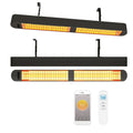 Infrarot Heizstrahler mit WLAN Thermostat für Innen & Außen, Wand/Deckenmontage