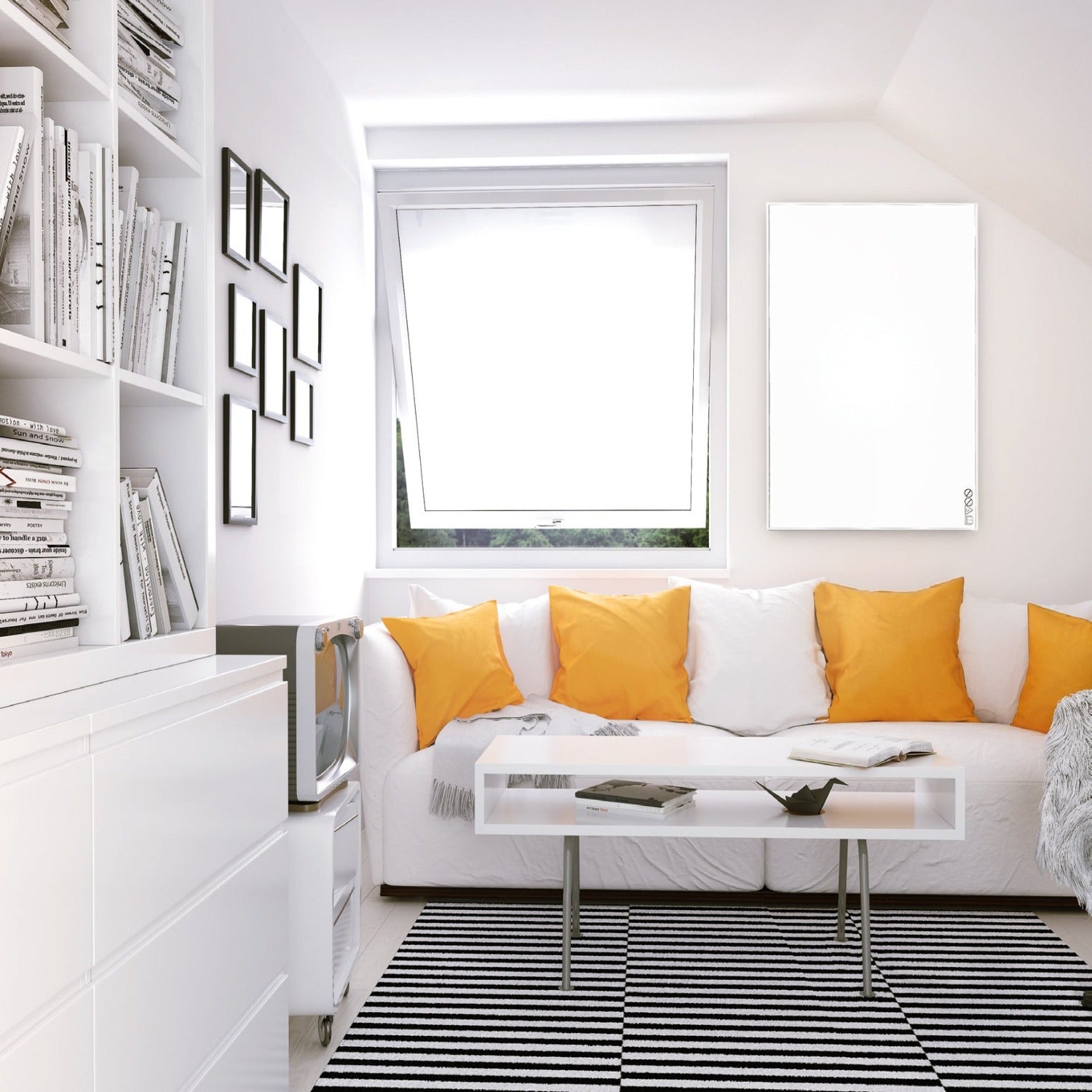 Infrarotheizung mit Thermostat Elektroheizung Wandmontage