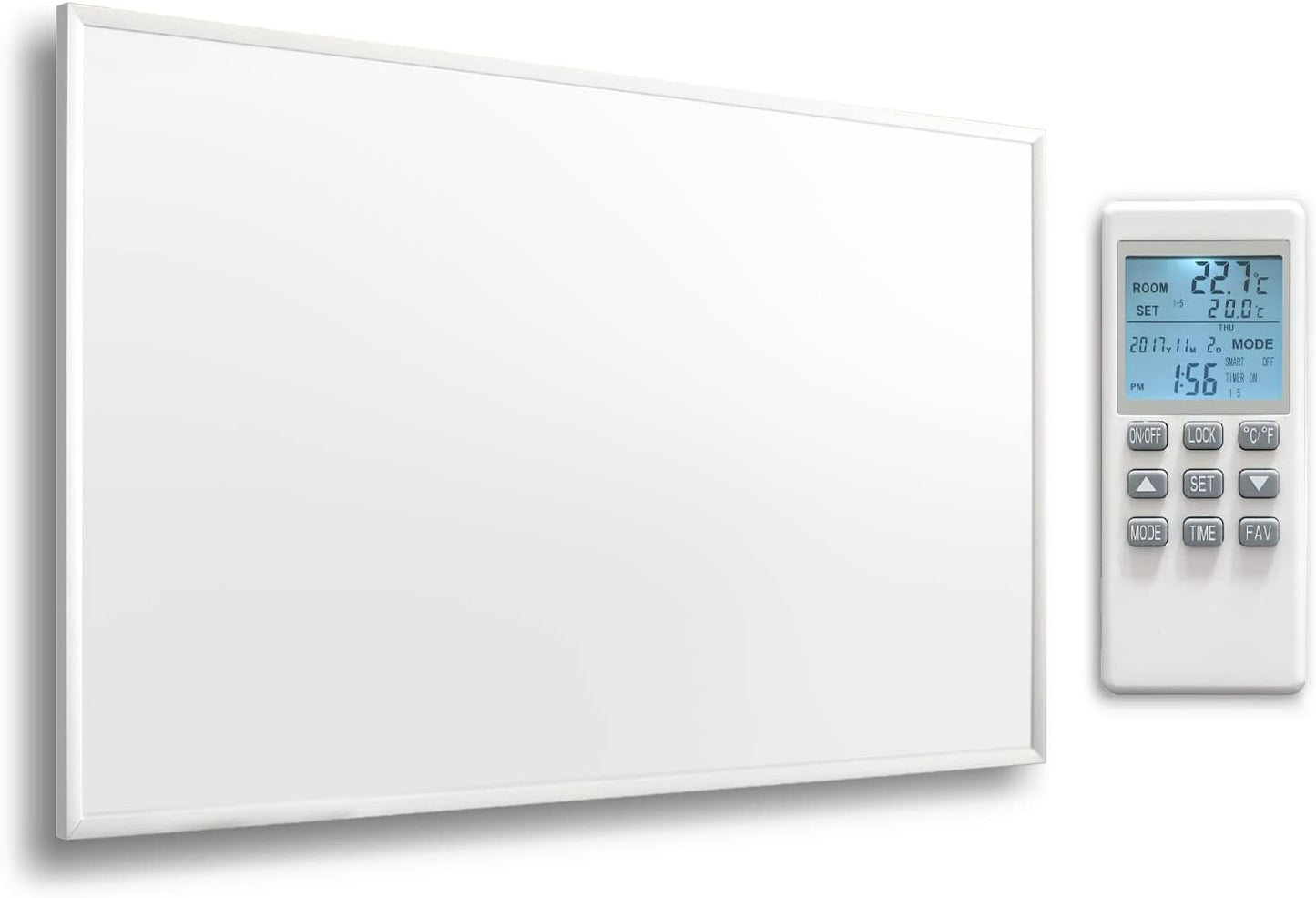 Infrarotheizung mit Thermostat Elektroheizung Wandmontage